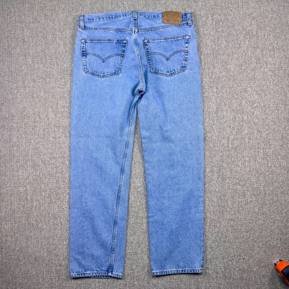 Vintage Levi's 501 USA Made 1996 El Paso 6 Button Fly Jeans 38x32 - Picture 2 of 11